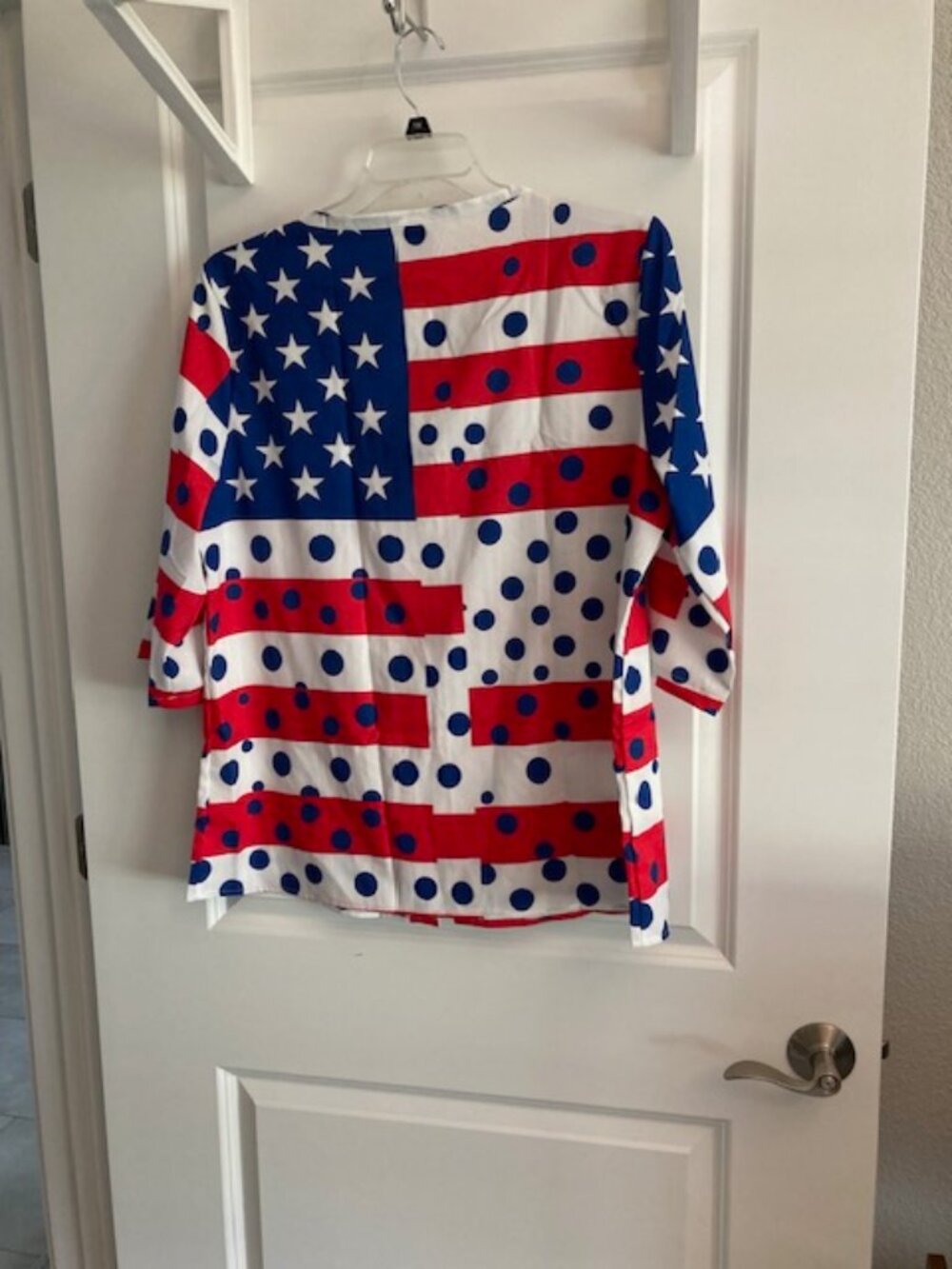 Patriotic 3/4 sleeve Shirt - NEW - Picture 5 of 8